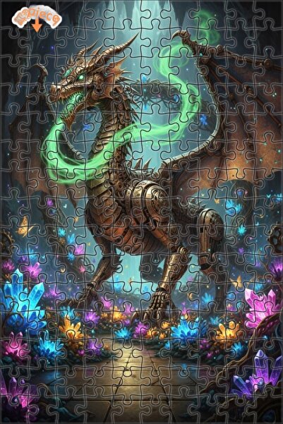 Esranın Dünyası لغز خشبي ميكانيكي من غابة التنين الكريستالية مزدوج الطبقات إط...