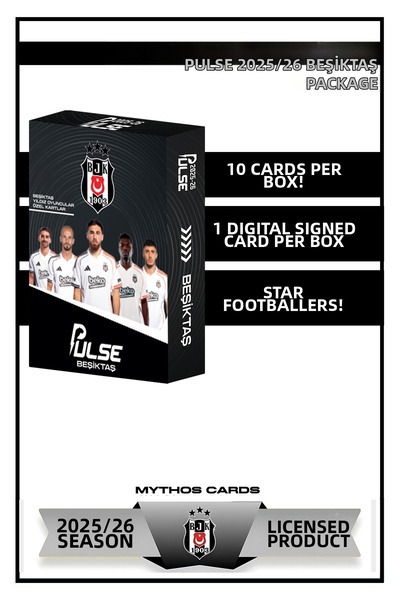 Beşiktaş - Pulse Footballer Cards 2025/26 - Pack