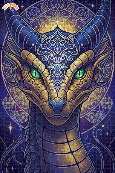 Esranın Dünyası لغز خشبي مكون من مزدوج الطبقات إطارًا بتصميم تجريدي لطائر الت...