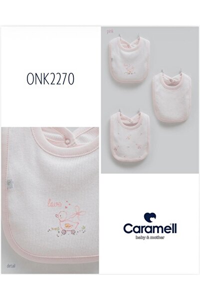 Caramell Baby Food Bib Love Time 3-Piece Set