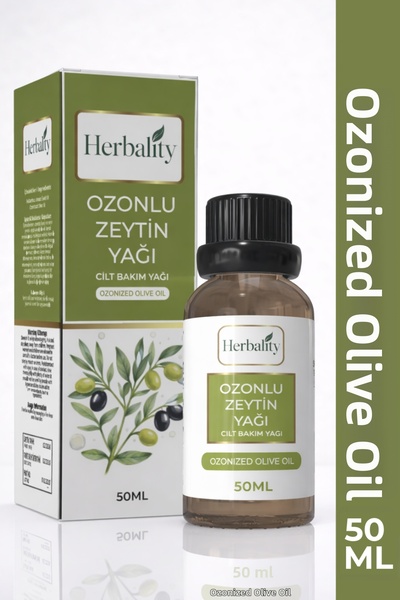 herbalıty زيت زيتون معالج بالأوزون 50 مل