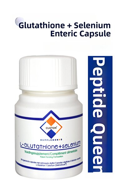 Custom Supplements الجلوتاثيون + السيلينيوم كبسولة معوية 30 كبسولة