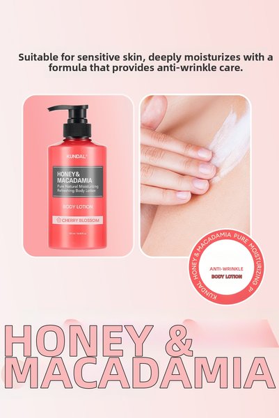 Kundal Moisturizing and Nourishing Body Lotion Kundal Honey & Macadamia Pure Body Lotion (Cherry Blossom)