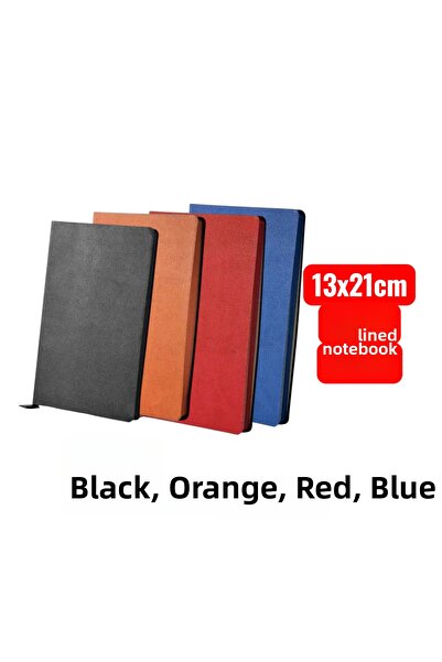 Copyder Gift Box Leather Covers 4 Pcs. Set Striped 13X21Cm Notebooks