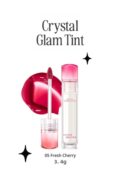 CLIO لون كليو كريستال جلام - لاصق، لا يمنع، لامع مكثف (05 كرز طازج)