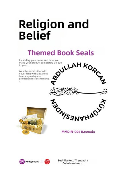 HEDİYENOMİ MühürMarket > ختم كتاب البسملة للدين والعقيدة - ختم الكتاب > MMDIN...