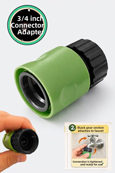 NZB محول توصيل صنبور الشلال (19 مم) 3/4 أنثى، قطعة واحدة، محول خرطوم نظام الت...