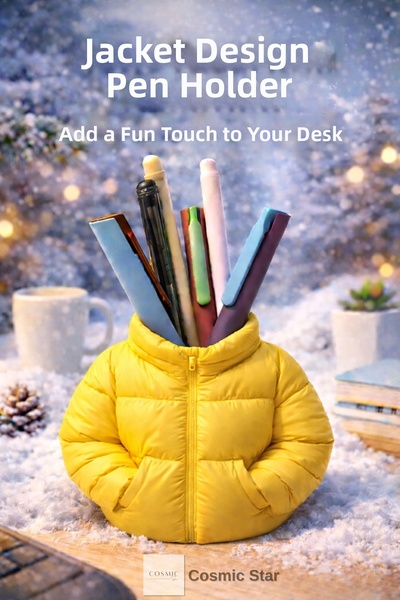 Cosmic Star حامل أقلام بتصميم مونت - حامل أقلام مزخرف للطاولة بطباعة ثلاثية ا...