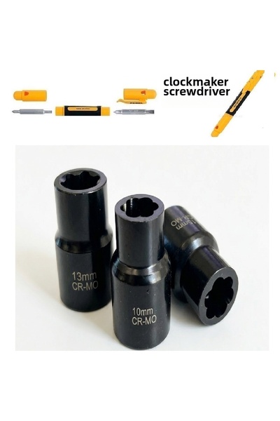 HAKTOR Rico 1/2 Coded Licking Disassembly Socket 10 - 13 - 15mm