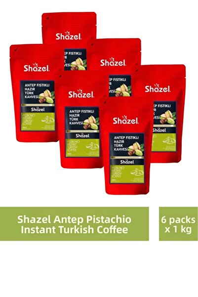 Shazel Turkish Coffee with Pistachios 1 kg X 6 Pieces