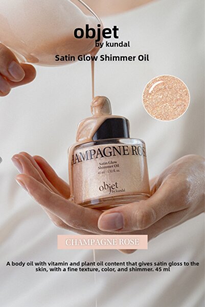 Kundal زيت الجسم الملون واللامع نسيج ناعم كولور آند لايت ساتان جلو شيمر أويل ...