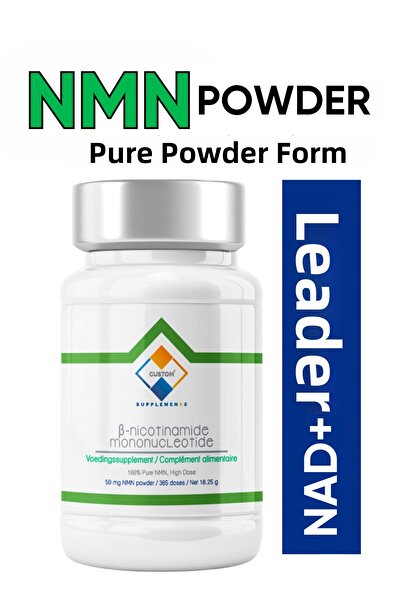 Custom Supplements مسحوق NMN، مسحوق خالٍ من المواد المضافة (بيتا-نيكوتيناميد ...