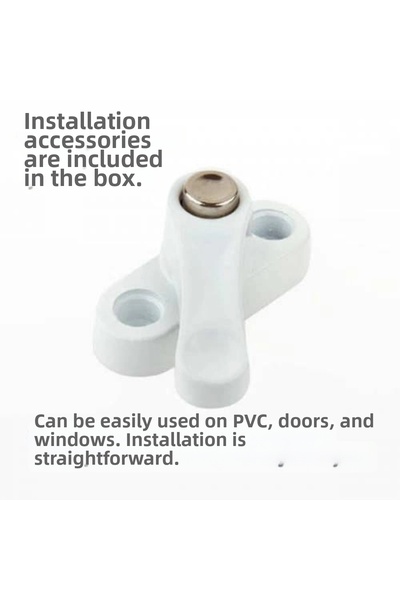 Generic Brand قفل أمان لشباك الباب PVC - استيل - 6 قطع