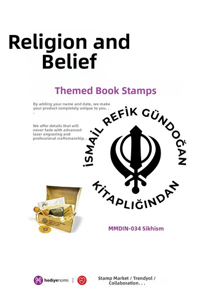 HEDİYENOMİ Mühürmarket > Religion and Belief Shihism Book Seal - Ex-Libris - ...