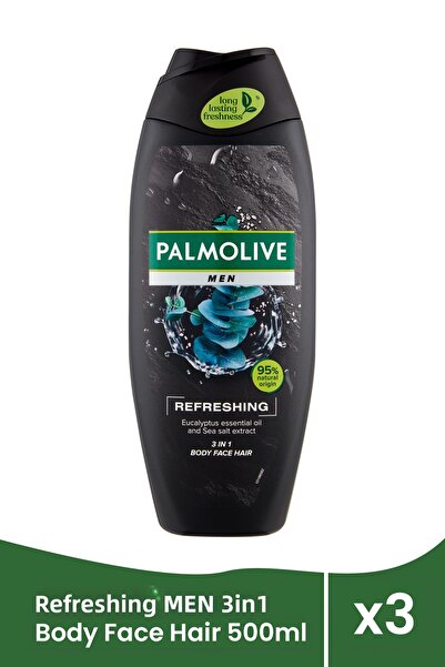 Palmolive Dushigeel MEN 3in1 Refreshing 500ml x 3 buc