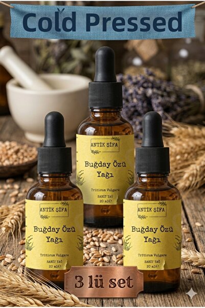 Antik Şifa Pack of 3 20ML Pure Wheat Extract Oil