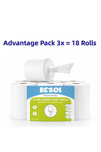 Twin Store مناديل ورقية احترافية قابلة للسحب من بيزوس، 3 علب |   رولو |   الا...