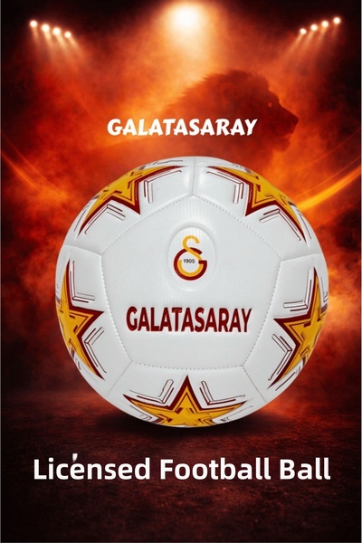 CANSPORT Galatasaray Licensed Premium Original Football New Season 430 Gr 5 N...