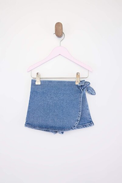 TRENDYOLKIDS Світло-блакитна джинсова спідниця для дівчинки TKDSS26ET00004