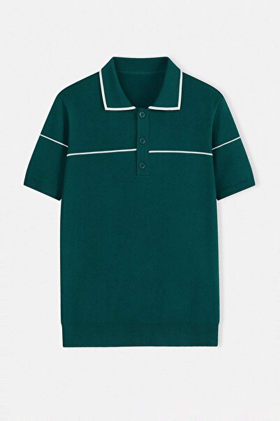 Trendyol Collection Πράσινο Κανονικό T-Shirt TMNSS26TS00019