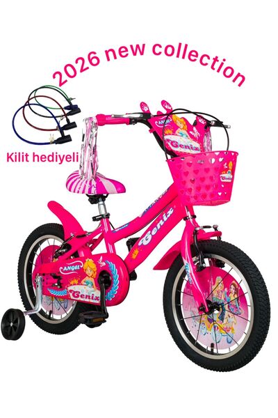 Cenix 16 Jant Angel Kız Bisikleti kilit hediyeli 4-8 Yaş Bisiklet Tnc 2026
