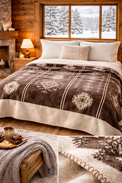 SHAL HOME Maya pentru două persoane 100% bumbac pătură -200x220cm