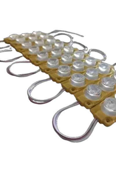 Carub Parmak Lamba 3 Ledli Sarı 12v (10 Lu) Set