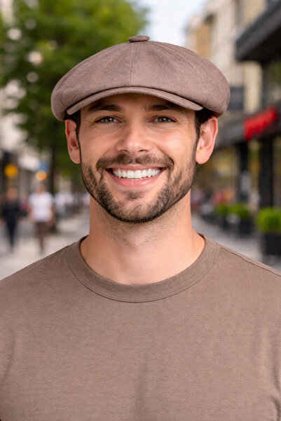 PaminBags Aksesuar Linen Piece Beckham Peaky Blinders Cap Hat Un0075