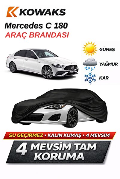 KOWAKS Mercedes C 180 Oto Branda, Araba Brandası, Siyah