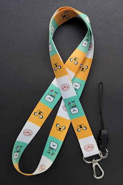 Apptakı Desenli Boyun Askı İpi Yaka Kartı Boyun Askısı Telefon Askısı Adt - A...