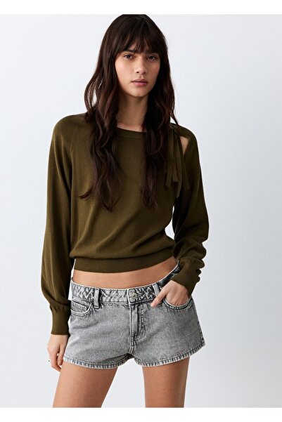 Mango Teen Düşük bel micro fit şort