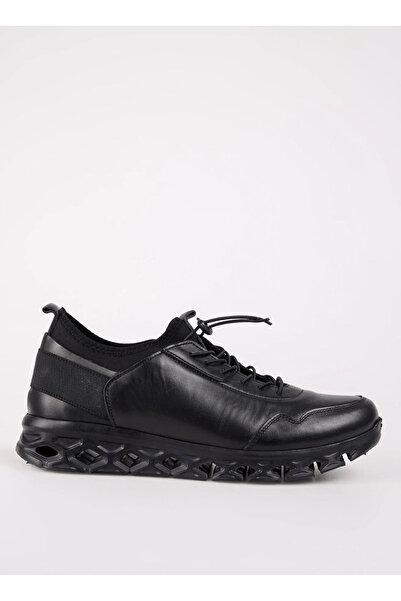 Bulldozer Men's Leather Casual Shoes 250057 - Black - 41
