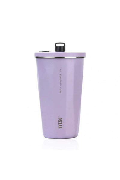 Tyeso Crush Tumbler Vakumlu Paslanmaz Çelik Termos 600 ML Mor
