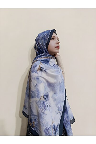 Magnolia Pattern Cotton Shawl