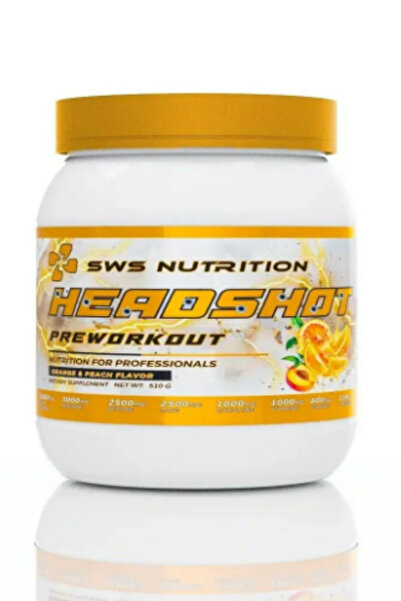 Swiss Nutrition Headshot Pre Workout Portakal Şeftali 510 gr 30 Servis Prewor...