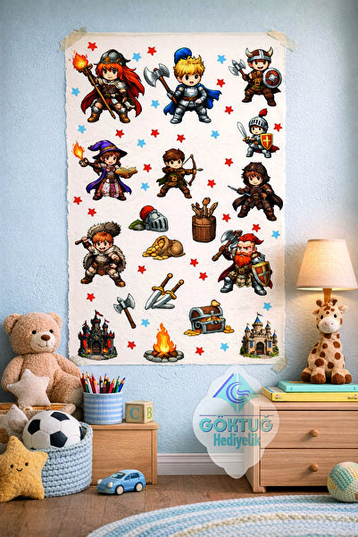 Spiderman Ironman Hulk Captain America Deadpool Wall Stickers Set of 5