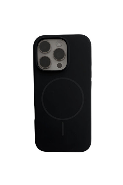 OEM Θήκη Apple Iphone 16 PRO MAX με MagSafe - Σιλικόνη, βελούδινο εσωτερικό, ...