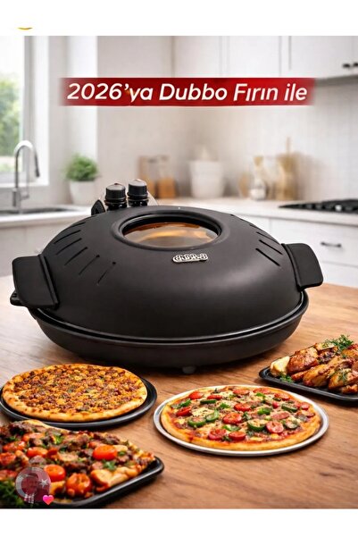 dubbo 2000 W.CAMLI PİZZA,LAHMACUN,KEK,ET TAVUK BALIK VS.** TAŞFIRIN*Siyah*