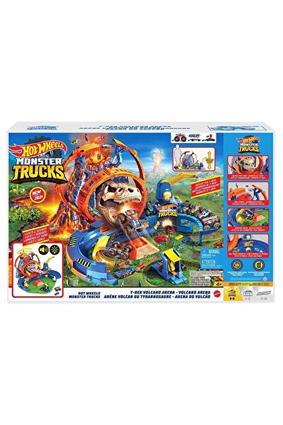 HOT WHEELS Monster Trucks Volkanik Alanda Macera Oyun Seti Hotwheels Monster ...