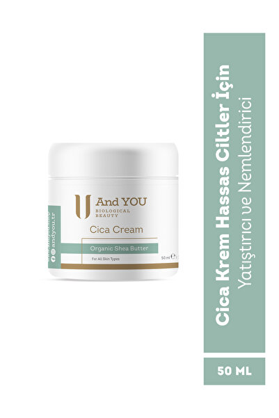 Cica Krem 50 ml Hassas Ciltler İçin Yatıştırıcı ve Nemlendirici