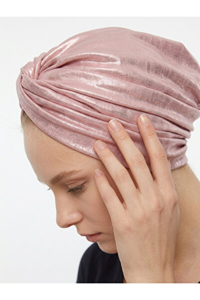 elysianfidan Hooked Shimmer Lined Powder Ready Hijab Hijab Evening Dress Bonnet