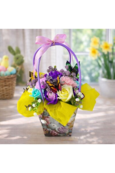 velve Cosulet April cu plante decorative, garoafe si trandafiri de sapun, flu...