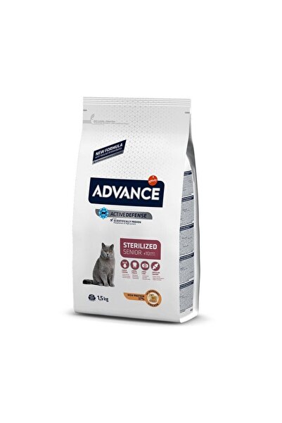 Advance Sterilised Senior Kısırlaştırılmış 10 Yaş Üzeri Tavuklu Yaşlı Kedi Ma...