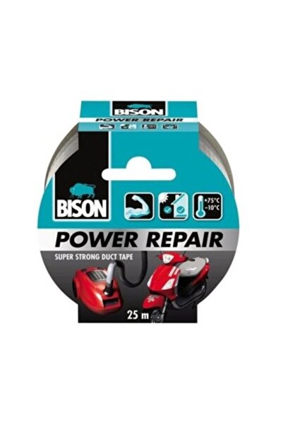 Bison Bandă adezivă texturată Power Repair gri 50mmx25m