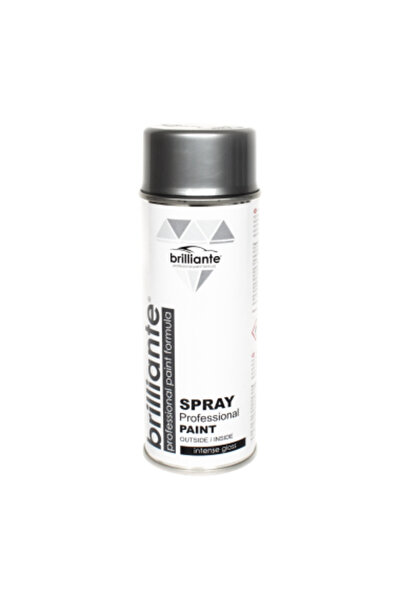 BRILLIANTE Vopsea spray argintie (ral 9006) 400ml Argintiu