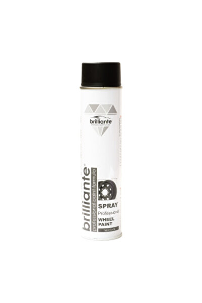 BRILLIANTE VOPSEA SPRAY PENTRU JANTE NEGRU SATIN 600 ml BRILLIANTE