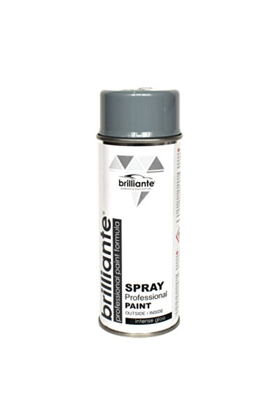 BRILLIANTE Vopsea spray Gri argintiu (ral 7001) 400ml Gri