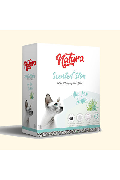 Natura Pet Natura Scented Slim Aloe Vera Kokulu Topaklaşan Kedi Kumu 10 lt