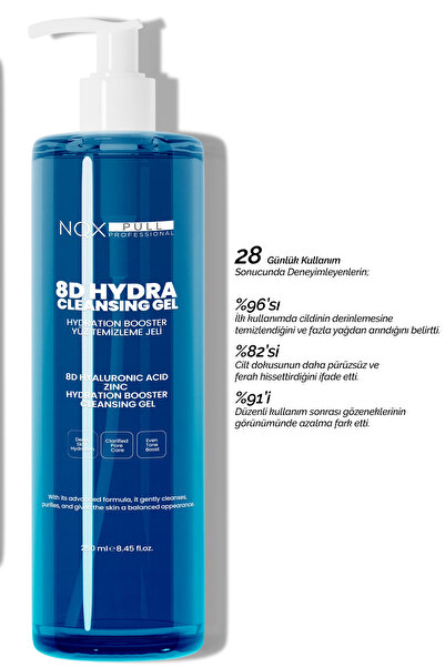 NQX PULL Yüz Temizleme Yağlı ve Akne Eğilimli Ciltler İçin Dengeleyici ve Tem...
