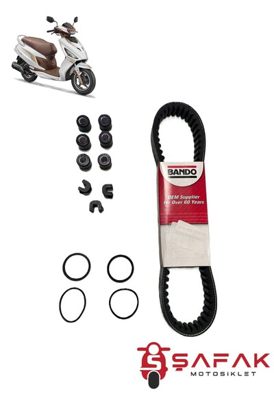 ŞAFAK MOTOSİKLET HERO DASH 125 ÖN ARKA VARYATÖR KAYIŞ BAKIM SETİ